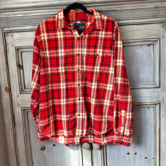 Old Navy Vintage Flannel Shirt Size L - Picture 3 of 7